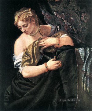 パオロ・ヴェロネーゼ Painting - ルクレティア ルネッサンス パオロ ヴェロネーゼ